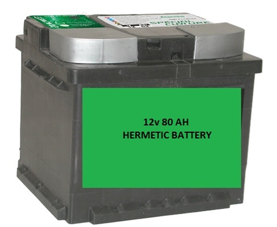 Picture of Batteria 12V 80 Ah ricaricabile stagna