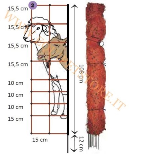 Picture of Rete elettrificata per capre e pecore 108 cm
